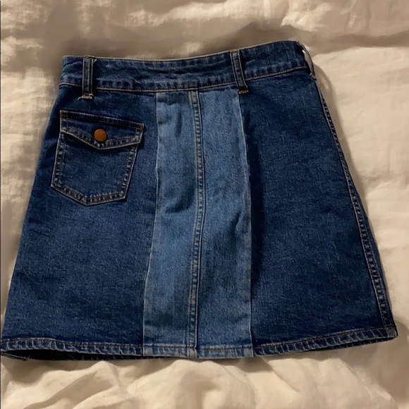 Madewell Stretch Denim Straight Mini Skirt - Picture 7 of 9